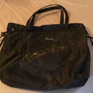 Harrods drawstring bag